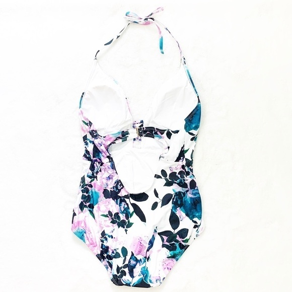 NEW ModCloth Pamela Floral One Piece Swimsuit Med - Picture 7 of 8